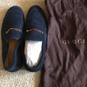 Authentic Gucci size 11 loafer suede worn 2x